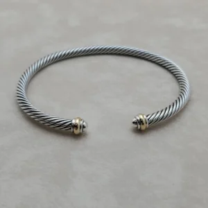 David Yurman Cable Classics 18K Gold Sterling Silver Bracelet
