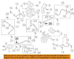 2019 2020 2021 Ford Ranger 2.3L Turbo Oem Turbocharger