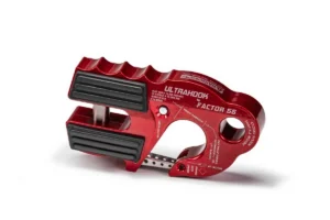 Factor55 Ultrahook Winch Shackle Mount Red