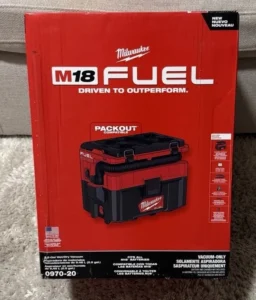 Milwaukee M18 Fuel Packout Vacuum 0910-20 Wet Dry
